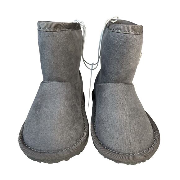 The Children’s Place Toddler Girls Shakey Star Faux Suede Boots Grey Size 5 NWT! - Picture 7 of 11